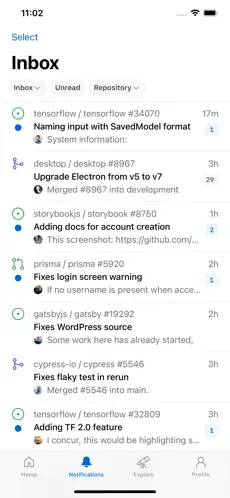 GitHub 截图 1